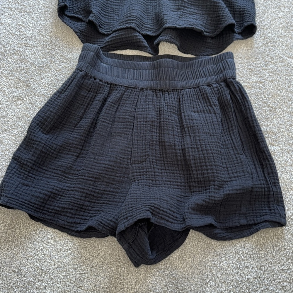 Sundays Alta Shirt and Shorts, Black, XS - Picture 4 of 9